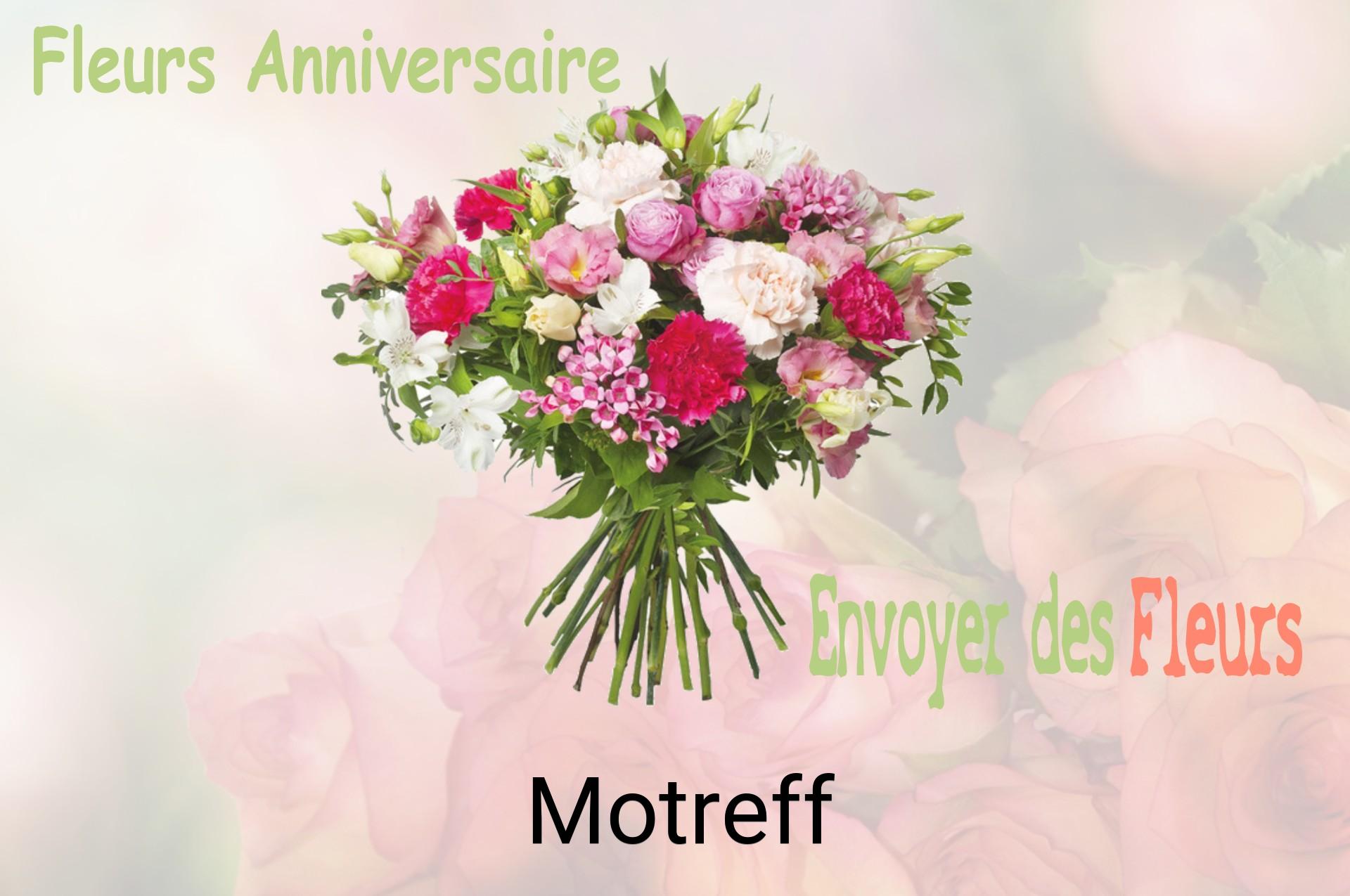 Bouquet de fleurs d’anniversaire livré à Motreff